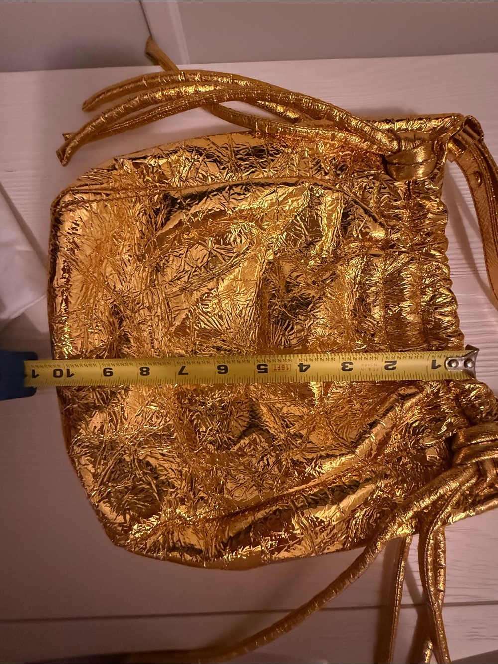 Proenza Schouler Metallic Gold Shoulder Bag - Picture 6 of 9